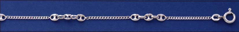 SPC CURB AND ANCHOR LINK BRACELET