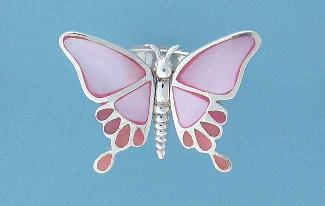 SPC INLAID BUTTERFLY RING-MOVING WINGS