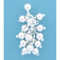 SPC BALL STUD WITH BAUBLE CLUSTER DROP =