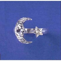 SPC MOON AND STAR RING