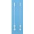 SPC LASER BEADS/BLUE STONE 10cm DROPS